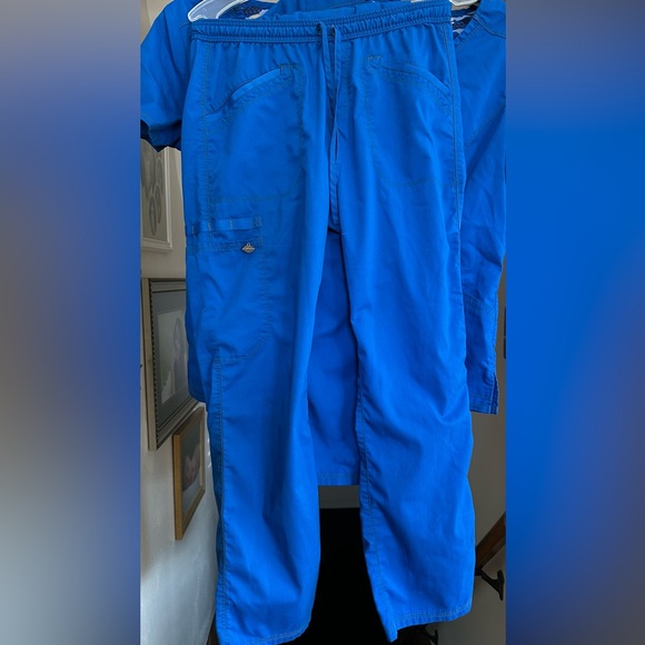 Dickies teal blue Scrub Sets, sz Small. - Picture 2 of 3